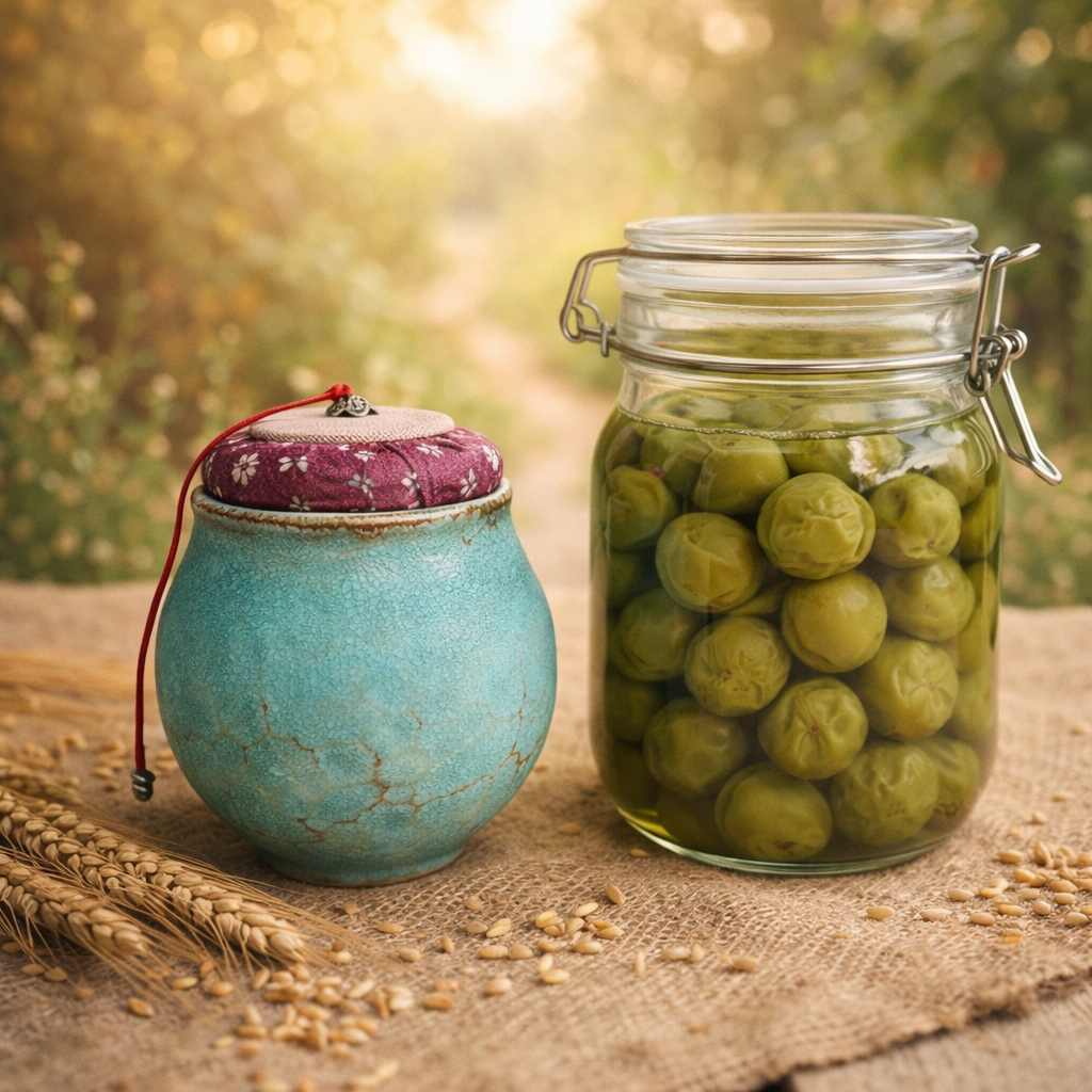 手作陶罐與梅漬